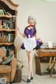 Coser @ 蜜汁 猫 裘 Vol.046: 贞德 女仆 (40 photos) P9 No.ee7eef